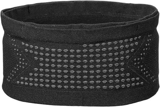 Slim Running Belt, Running Fanny Pack Phone Holder for Women Men Waist Bag Moisture Wicking Storage Belts Bag- Fitting for (Storage Phone-Travel- Sports- Hiking) Black & M