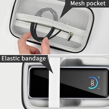 Power Bank Case Compatible with Anker Prime 26,250 Power Banks, Customized Storage Organizer for 26K,300W Power Bank and 100W Charging Base, Cable for Business Travel & Outdoor Use (Box Only)