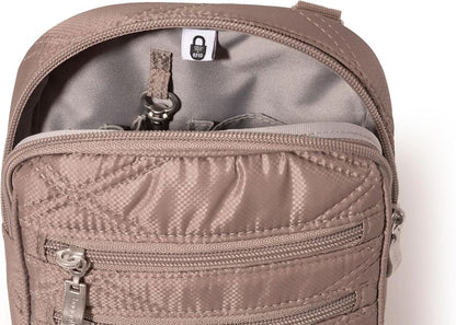 Baggallini Journey Crossbody Bags for Women 9x6 Small Lightweight Travel Handbag W/RFID