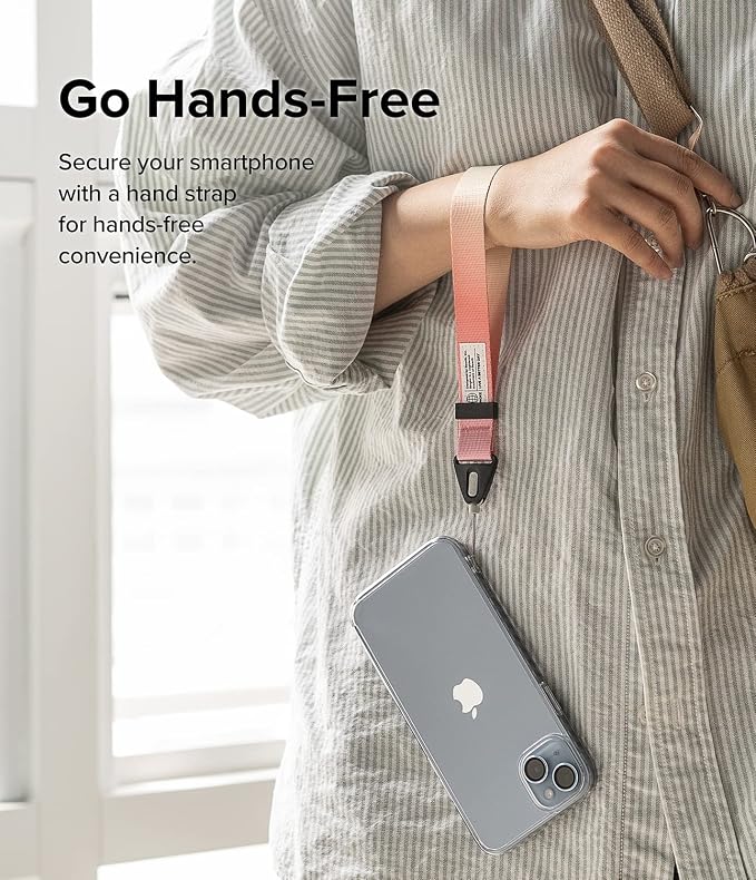 Ringke Hand Strap [Phone Wrist Strap] Designed for Camera Strap and Phone Strap, Adjustable Sturdy Universal Lanyard Compatible with Camera and Phone Case - Aloha Sunset