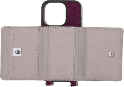 Baggallini On The Go iPhone Card Case Crossbody - Lightweight iPhone Case Designed for iPhone 13, iPhone 14, iPhone 15 and iPhone 15 Pro