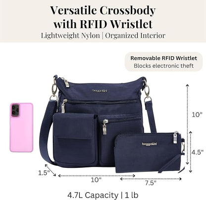 Baggallini Women's Modern Everywhere Slim Crossbody