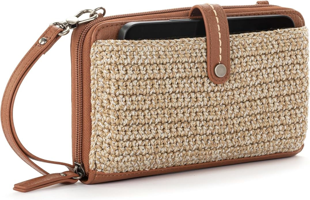 The Sak Iris Smartphone Crossbody Purse - Small Women's Cellphone Bag & Wallet For Everyday- Convertible Wristlet With Zipper