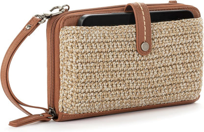 The Sak Iris Smartphone Crossbody Purse - Small Women's Cellphone Bag & Wallet For Everyday- Convertible Wristlet With Zipper