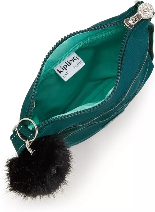 Kipling Women’s Abanu Multi Crossbody Bag, Lightweight, Adjustable Nylon Waist Pack with Multi-Compartment Zip Pockets