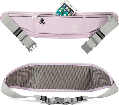 Slim Running Belt Fanny Packs for Women, Waist Pack Money Belt Phone Holder for Running