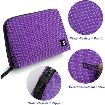 SIMTOP Cord Organizer Travel Small Tech Bag Pouch Case for Cords, Charger, Hard Drive, Power Bank – Water-Resistant Electronics Organizer, Small Portable Gadget Case for Travel