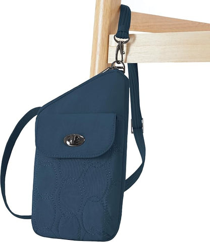 Travelon Anti-Theft Runways Slim Assymetric Crossbody