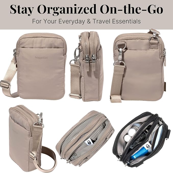 Baggallini Women's Modern Take Two Rfid Crossbody