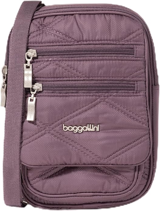Baggallini Journey Crossbody Bags for Women 9x6 Small Lightweight Travel Handbag W/RFID