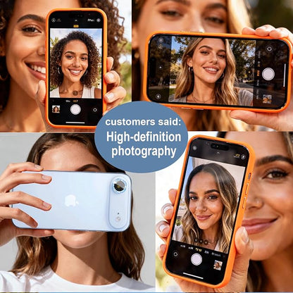 Compatible for iPhone Air Camera Lens Protector Bling, Cute Sparkle Glitter Camera Cover for Women, Individual Ring, Anti-Scratch 2 Pack Protectors for 17 Air (1 Rugular Use + 1 Extra), Light Blue