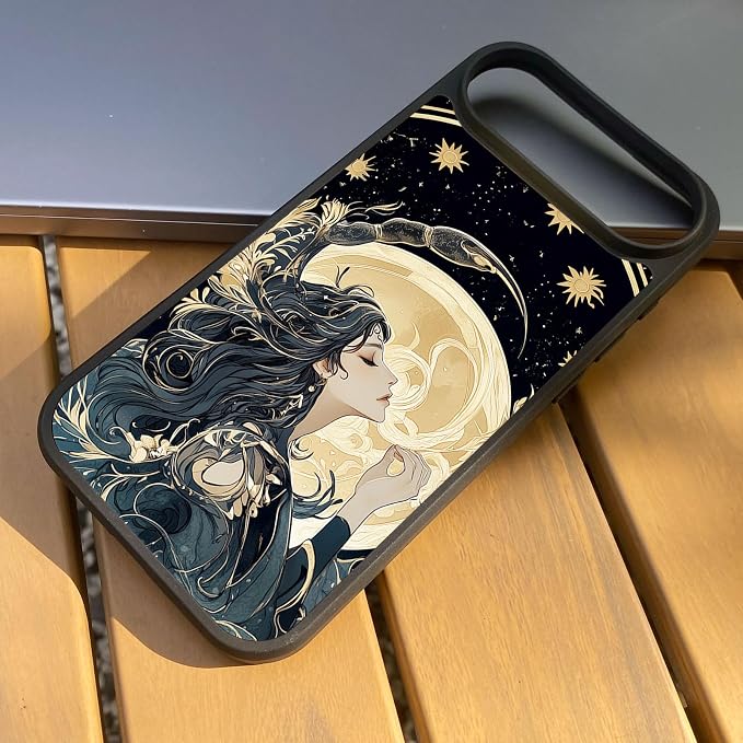 Constellation Series - Scorpio Designs Magnetic for iPhone 17 air Case, Tarot Style Model Glass Phone Cover, Compatible with Magsafe, Pocket-Friendly - fits iPhone 17 air Case for Women