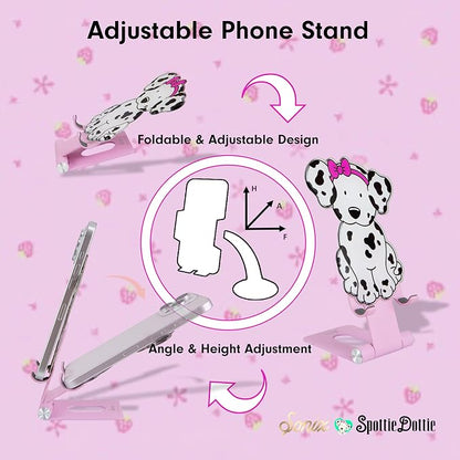 Sonix x Sanrio Character Phone Stand | Adjustable Cell Phone Holder, Desk Stand, Dock | Spottie Dottie