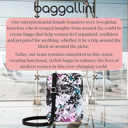 Baggallini Bryant Pouch Small Crossbody Bag for Women - Phone Purse with Crossbody Strap - Lightweight Crossbody Pouch