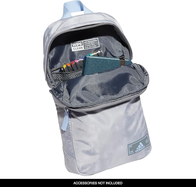 adidas Essentials Sling Small Crossbody Bag for Women and Men (5L), Stone Wash Grey/Blue Dawn/2.0, One Size