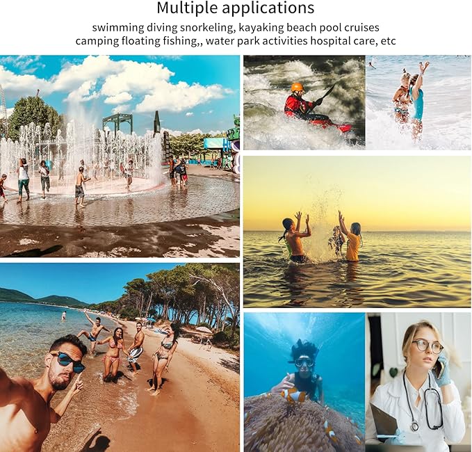 wellhouse Waterproof Phone Pouch, Waterproof Phone Case for iPhone 17 16 15 14 13 Pro Max XS Samsung, IPX8 3D Cellphone Dry Bag Beach Essentials (1 Pack - Black7.0, 7 inch)