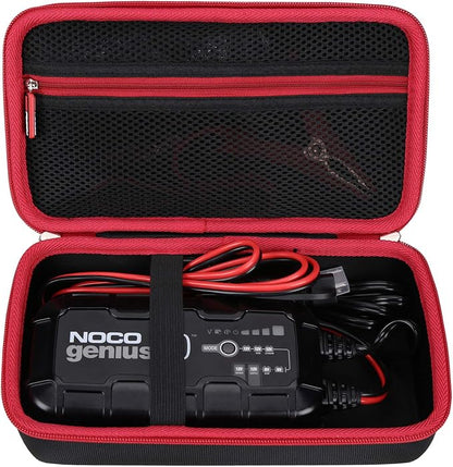 FBLFOBELI Hard Travel Case Compatible with NOCO GENIUS10/for Boost X GBX45 GB50 UltraSafe Jump Starter, Fully-Automatic Smart Battery Charger (Case Only)