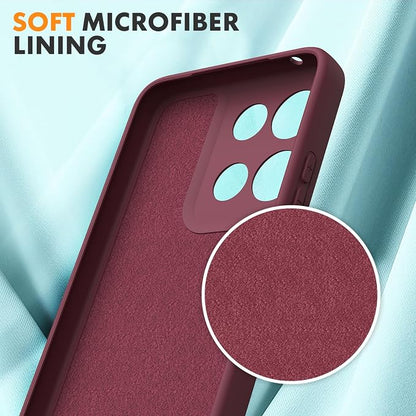 for Motorola Moto G Power (2026) Case, 2 Pack Tempered Glass Screen Protectors, Soft TPU Silicone Shockproof Gel Cover-Burgundy