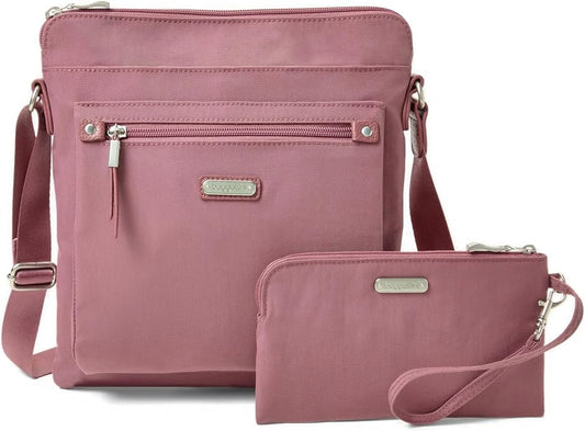 Baggallini womens Go Bagg With Rfid Phone Wristlet