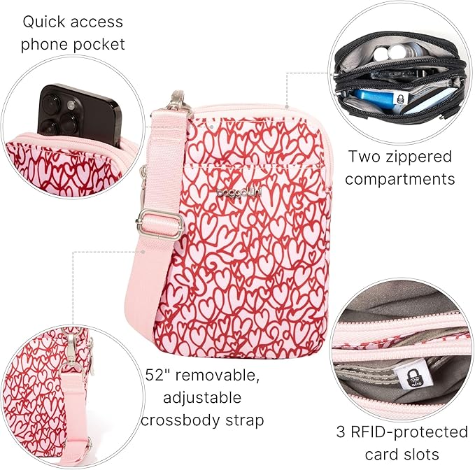 Baggallini Women's Modern Take Two Rfid Crossbody