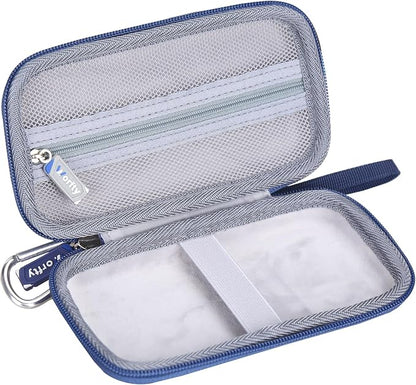 Case for VEGER All in One 10000mAh (V1115)/ citicr 12000mAh 20000mAh (AC-02D)/ OHOVIV 50000mAh (N10) Portable Charger Power Bank - Hard Travel Carrying Storage Bag (Blue)
