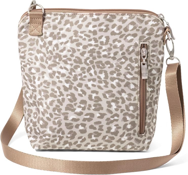 Baggallini Modern Pocket Crossbody Bag for Women, 8.5"x8.5" Handbag Purse with RFID, Lightweight Water-Resistant