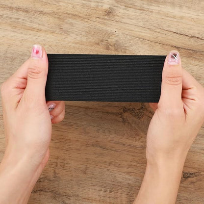 6 PCS Arm Bands, 5.9 X 2 in Elastic Captain Armbands, Black Mourning Bands for Badges, Sport Armbands for Team Captains Soccer Football Basketball Volleyball
