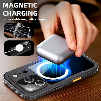 Losin Compatible with iPhone 17 Pro Waterproof Case, [Compatible with MagSafe] [Built-in Screen Protector], Full Body Protection Military Grade Shockproof Case, Black