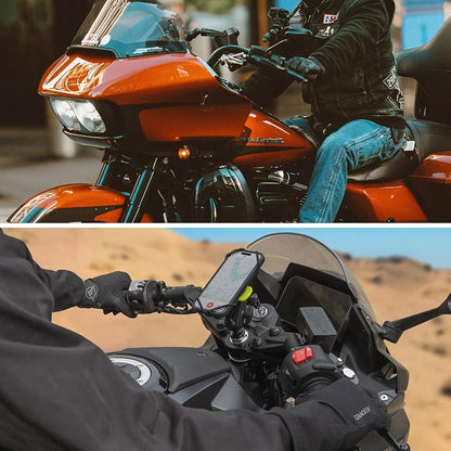 BONE Moto Tie Connect Kit 3 - Fork Stem, Magnetic Motorcycle Phone Mount, Detachable & 360° Rotatable, Heavy Duty & Shock-Absorbing Scooter iPhone Holder for 4.7"–7.2" Smartphones (Fork Stem)