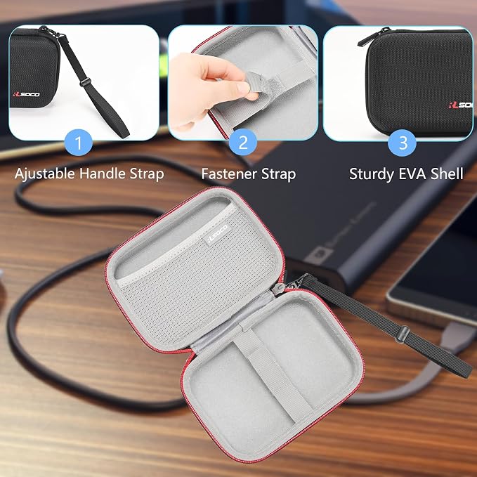 RLSOCO Travel Case for UGREEN 20000mAh 100W Power Bank | Compact Design with YKK Zipper & Scratch Protection (Case Only)