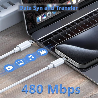 10FT for iPhone 17 16 15 Charger Fast Charging, Long USB C to C Charger Cord with 20W Type C Phone Fast Charging Block for iPhone 17/17 Air/17 Pro max/17 Plus/16e/16 Pro/15 Pro/15 Pro max,iPad, 1Pack