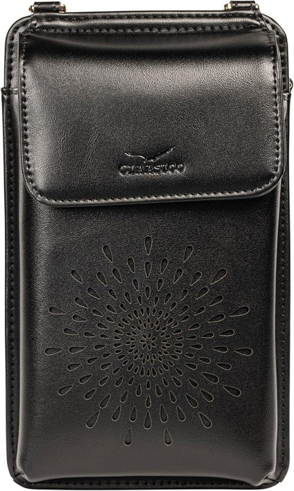 Claasico Crossbody Phone Purse for Women – RFID Phone Case Wallet w/Magnetic Closure & Separate Zipper Pocket Crossbody Bag