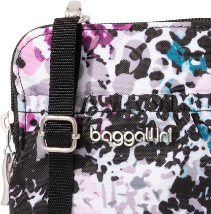 Baggallini Bryant Pouch Small Crossbody Bag for Women - Phone Purse with Crossbody Strap - Lightweight Crossbody Pouch
