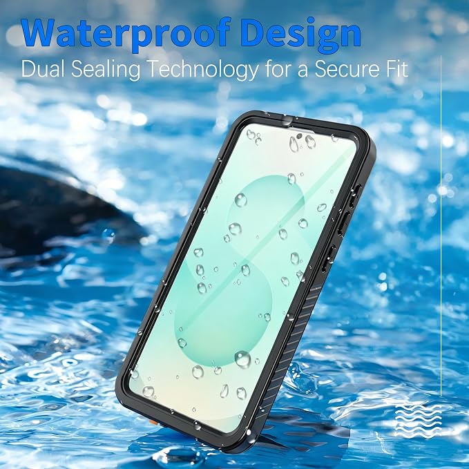 for Samsung Galaxy S26 Plus Waterproof Case, Military-Grade Full Body Defense: IP68 Underwater Protection, Built-in Screen Protector & Camera Lens Cover, 10FT Waterproof Shockproof Dustproof.
