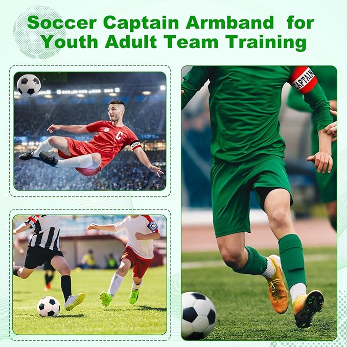 PATIKIL Captain's Armband, Elastic Arm Band for Soccer Training