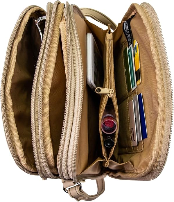 Multisac Women's MultiSac North South Mini Zip Around Crossbody