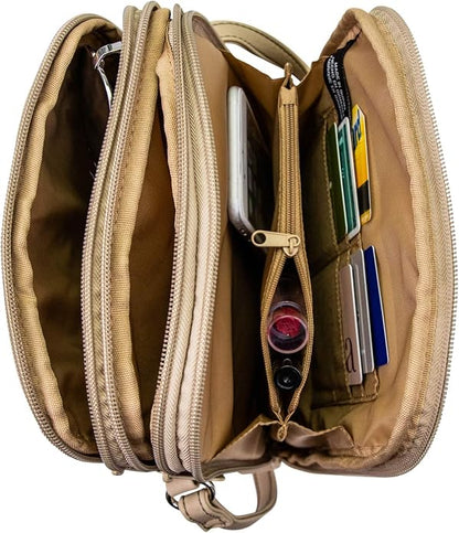 Multisac Women's MultiSac North South Mini Zip Around Crossbody