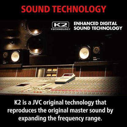 JVC KD-SR87BT Bluetooth CD Car Stereo with USB Port – AM/FM Radio, MP3 Player, High Contrast LCD, Detachable Face Plate – Single DIN – 13-Band EQ