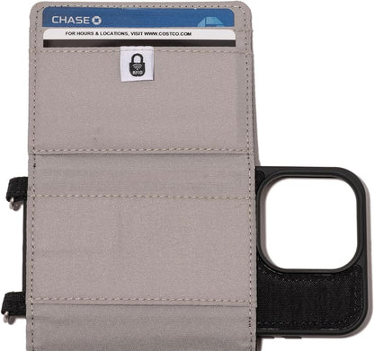 Baggallini On The Go iPhone Card Case Crossbody - Lightweight iPhone Case Designed for iPhone 13, iPhone 14, iPhone 15 and iPhone 15 Pro