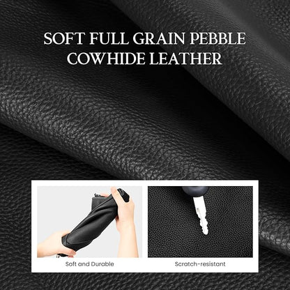 befen Genuine Leather Wristlet Wallet for Women Soft RFID Leather Clutch Purse with Built in Wallet Trendy Crossbody Bag