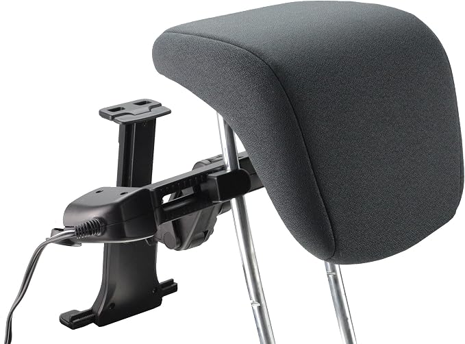 Navitech in Car Portable Tablet Head Rest/Headrest Mount/Holder with 4.2A Integrated car Charger Port Compatible with Lenovo TAB X103F 10.1"