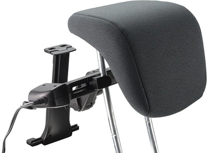 Navitech in Car Portable Tablet Head Rest/Headrest Mount/Holder with 4.2A Integrated car Charger Port Compatible with Bestenme 10 inch