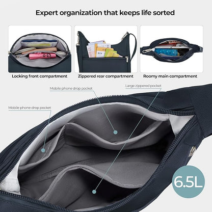 Travelon Anti-Theft Classic Essential Messenger Bag