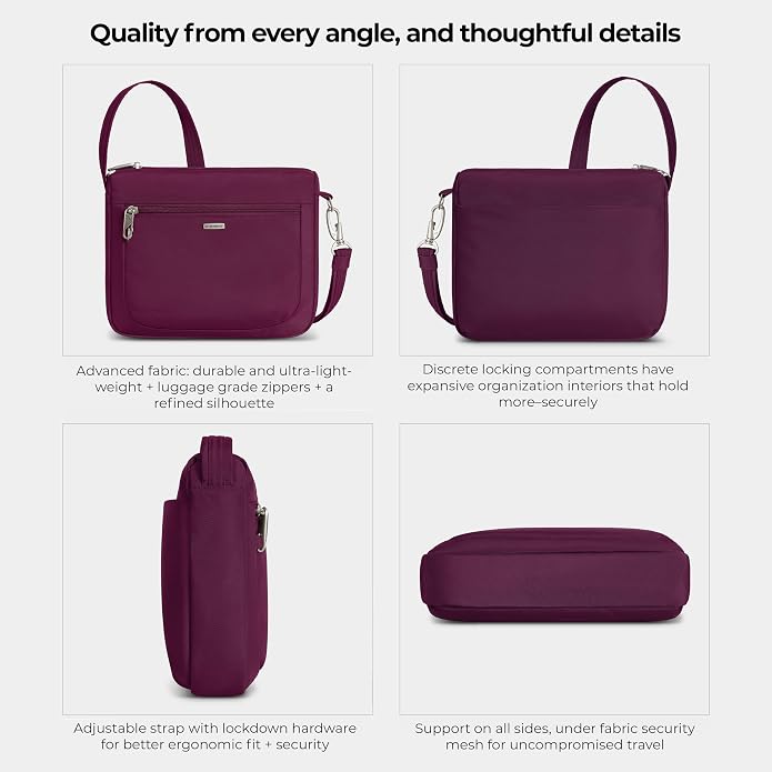 Travelon Anti-Theft Classic Small East/West Crossbody
