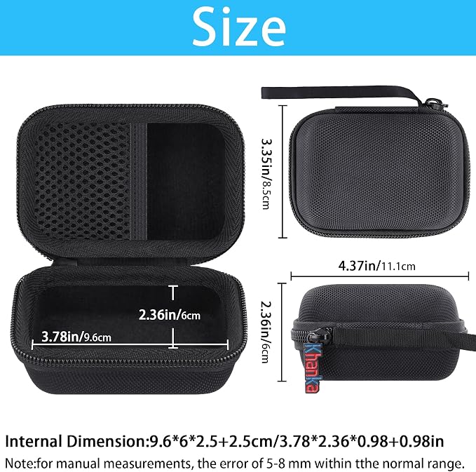 khanka Case for Anker Prime Power Bank + Anker A9215 USB Plug 5-Port Power Adapter