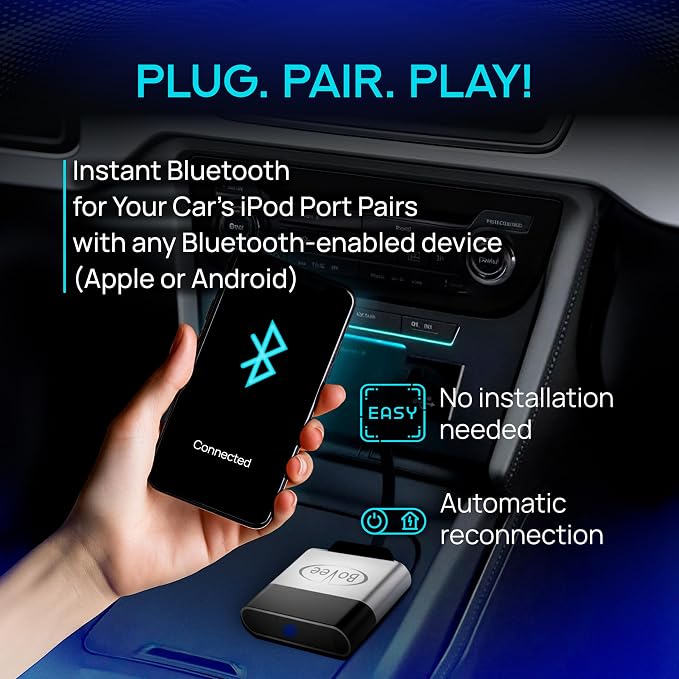 Bovee 1000 - Wireless Music Interface Adaptor Compatible with Audi, Mercedes, and Volkswagen car kit (AMI Adapter (for Audi/Mercedes/VW))
