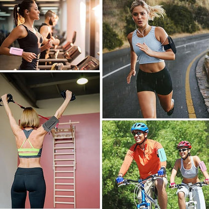 Phone Holder for Running Armband Women Men Kids Arm Bag,Armband Cell Phone Holder for iPhone 15 14 13 12 11 Pro Max Xs Xr X 8 7 6 Plus SE Mini Galaxy Ultra S24 Note Sports Gym Arm Band Pouch