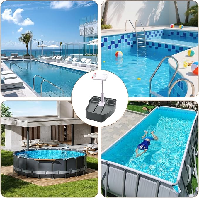 Spa Gift Set - Hot Tub Tray with Adjustable Phone Holder, Hot Tub Accessories, Perfect for Relaxation in Inflatable Hot Tub/Pool, Unique Gifts for Women, Mom and Parents