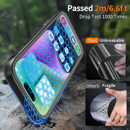 Cozycase TOP Military Protective IP68 Waterproof Case for iPhone 17 Pro Heavy Duty 360 Shockproof Full Body with Screen Camera Protector Double Dustproof Hard Tough 17Pro Front Back Cover