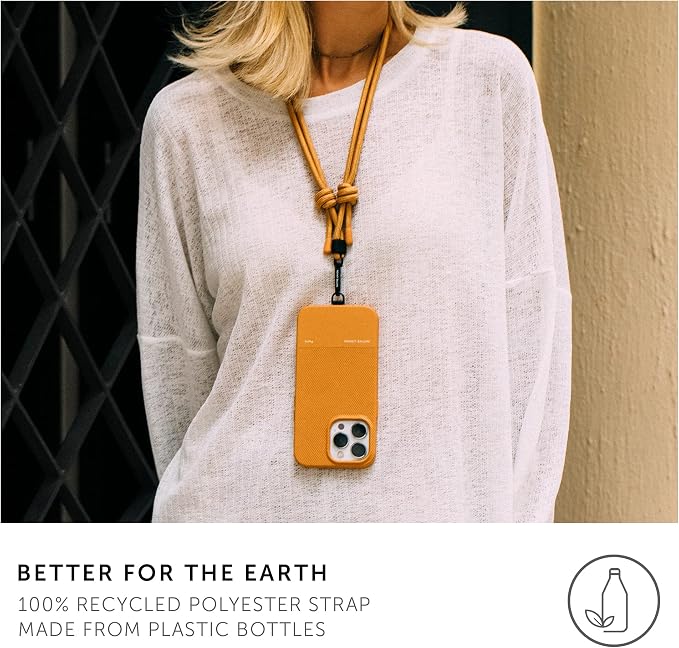 Native Union Sling – Adjustable & Detachable Phone Strap – Compatible with iPhone 16, 15, 14, 13 and most Smartphones – Made with 100% Durable & Recycled Materials (Oxyfire)